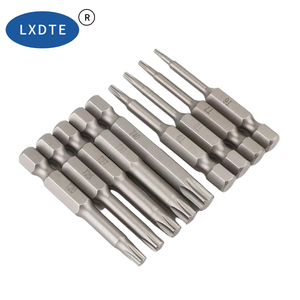 Embouts de visserie magnétiques LXD <span class=keywords><strong>Torx</strong></span> 50 <span class=keywords><strong>mm</strong></span> T10, série à extrémité unique, tige de 1/4 pouce, qualité industrielle, haute performance, OEM ODM - Product Image 1