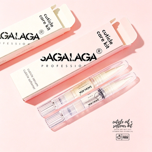SAGALAGA – Kit de soin des cuticules en stylo 1 ml – Huile hydratante parfum vanille – Traitement liquide adoucissant et démaquillant doux - Product Image 3