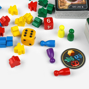 Ensemble de table de <span class=keywords><strong>jeu</strong></span> en carton écologique personnalisé, vente en gros, kit brise-glace, fête de famille, team building, impression de votre logo personnalisé - Product Image 3