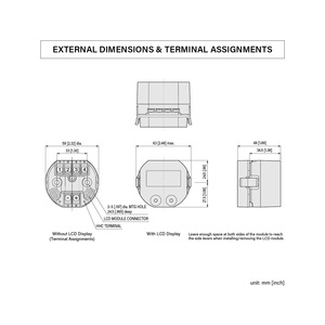 Transmisor de Temperatura HART Original B6U-B con Pantalla LCD - Entrada Universal, Salida Aislada de 4-20 mA, Alimentación por Bucle, (1) Señal - Product Image 3