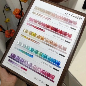 UOMEEI Set di 50 Colori Smalto <span class=keywords><strong>Gel</strong></span> Effetto Occhio di Gatto Moonlight, <span class=keywords><strong>Gel</strong></span> UV <span class=keywords><strong>per</strong></span> <span class=keywords><strong>Unghie</strong></span> con Perline di Vetro <span class=keywords><strong>per</strong></span> Tutte <span class=keywords><strong>le</strong></span> Stagioni, <span class=keywords><strong>per</strong></span> Saloni di Bellezza - Product Image 1