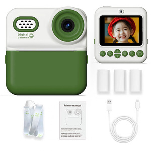 Kamera Mainan Mini SLR Lensa Ganda untuk Anak-anak dengan Pencetakan Warna, Layar 2.0 Inci, Bahan ABS, Fungsi Perekaman Video & Pengaturan Waktu - Product Image 4