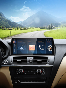 HFMidia Qualcomm Snapdragon 680 12.3 pouces CarPlay sans fil Android16 pour BMW F25 F26 Autoradio Bluetooth GPS - Product Image 2