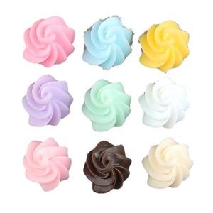 Cabochon en résine à dos plat, motif fleur <span class=keywords><strong>chocolat</strong></span> kawaii, artistique, pour artisanat DIY, accessoires pour cheveux, décoration de coque de téléphone portable, Noël - Product Image 4
