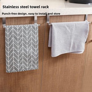 Porte-serviettes en acier inoxydable pour la cuisine, support pour papier essuie-tout et <span class=keywords><strong>film</strong></span> alimentaire, étagère de salle de bain - Product Image 2