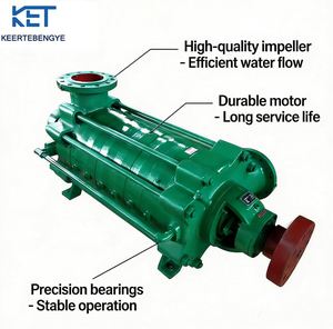 Bomba Centrífuga Multietapa Horizontal de Alta Presión para Agua Limpia OEM Personalizable, Suministro Directo de Fábrica, Precios Bajos. - Product Image 3