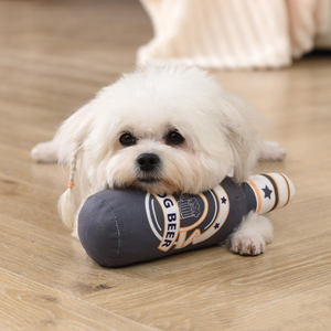 Gran oferta, botella de juguete de peluche para perros, cerveza, juego de mascotas, juguetes para masticar para pequeña tienda de mascotas - Product Image 4