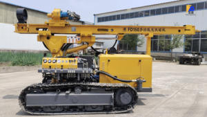 FD150, устройство для наземного сваи, вращающийся фотоэлектрический Солнечный таранный станок, гидравлическая буровая установка - Product Image 2