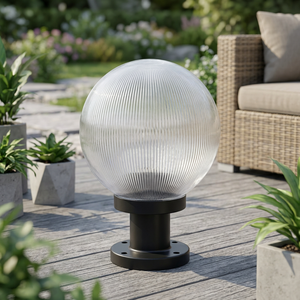 Factory Price 250mm <b>Solar</b> LED IP65 E27 Base Outdoor <b>Pillar</b> <b>Light</b> - Product Image 5