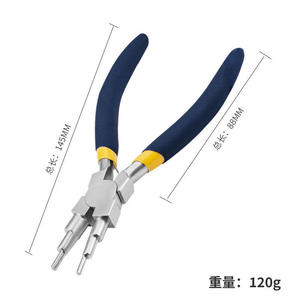 Alicates Hechos a Mano de Seis Secciones, 6 en 1, Herramienta de Joyería con Punta Redonda, Herramienta de Bricolaje, Herramienta de Modelado de Alambre Resistente a la Oxidación, Nuevo Diseño de Tres Secciones - Product Image 4