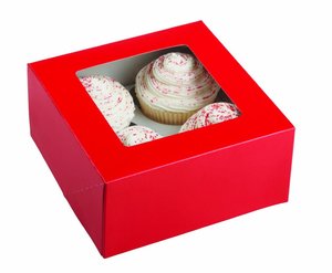Personnalisé papier <span class=keywords><strong>chocolat</strong></span> emballage pas cher glace boîte à fenêtre transparente - Product Image 1