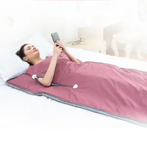 Guangyang nuovo design 2 zona lontano infrarosso riscaldamento dorato dimagrante coperta per Sauna full body