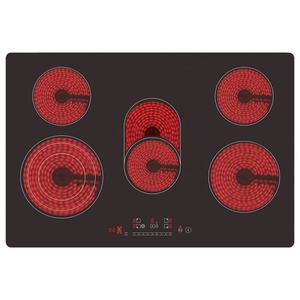 New Arrival 5000W Cooking Electric 5 burner Radiant <b>Cooker</b> with <b>Timer</b> - Product Image 2