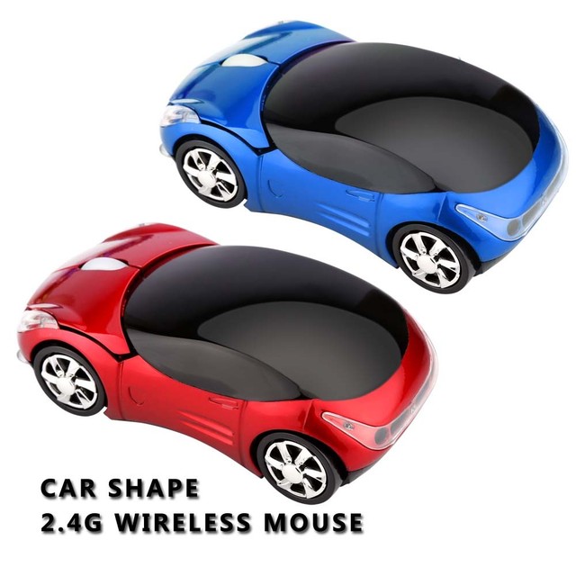 Factory Direct Sales Car Model Battery Inspired AAA 2.4G Wireless USB Mouse LED Backlit Mini 3D for Laptops Gifts