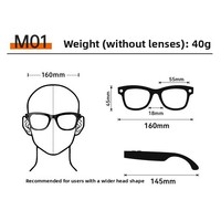 Lunettes Intelligentes avec Fonction d'Enregistrement Caméra AC Transparente, Wi-Fi, IA, Traducteur 2026