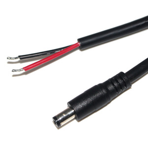 Schwarz Weiß DC-Anschluss 5,5*2,1mm Adapter Stecker Buchse Kabel DC Power Pig tails Kabel für CCTV - Product Image 4