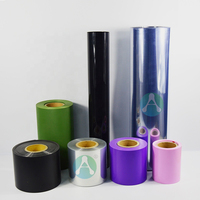 Rouleau de film PVC rigide de couleur assortie fourni par l'usine pour l'emballage sous blister