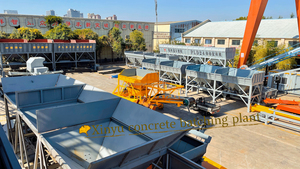 2025 tout nouveau 60cbm/h HZS50 60 Mini centrale de mélange de ciment centrale à béton centrale de mélange de béton silo de ciment USINE - Product Image 6