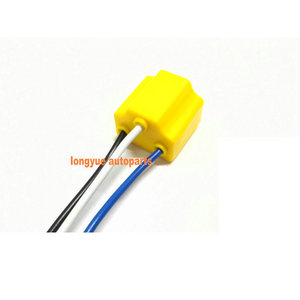 H4 9003 HB2 ซ็อกเก็ตหลอดไฟหญิงเซรามิคทนความร้อนไฟหน้ารถยนต์สายไฟ 150 มม. 12 V - Product Image 1