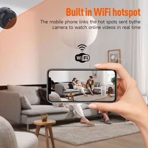 Adaptateur Wifi Caméra A Très Petit Équipement D'espionnage Mini R9Solar Long Shotgun Paquet Chemises Bouton Go Guru A6 Buld 1080P - Product Image 3