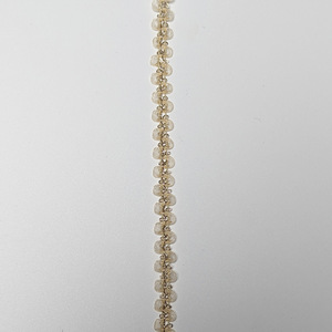 Ruban de dentelle en organza noir et blanc de 1 cm pour poupée <span class=keywords><strong>Barbie</strong></span>, robe de mariée pour enfants, ruban de bordure latérale pour chapeau - Product Image 6