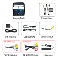 Autoradio Écran Tactile 9 Pouces 2 Din GPS Audio Android Auto CarPlay Sans Fil pour Fiat Grande Punto Linea 2007~2012