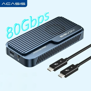 <span class=keywords><strong>Acasis</strong></span> 80Gbps USB 4 V2 M.2 <span class=keywords><strong>NVMe</strong></span> SSD Enclosure Solid State Drive เคส SSD พร้อมพัดลมระบายความร้อน - Product Image 1