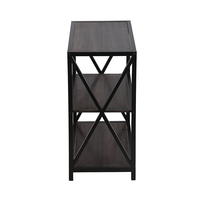 Barcur — miroir contemporain noir, échantillon gratuit de grand format, en acier inoxydable, table de contrôle extensible, pour salle de commande