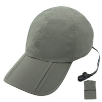 Gorra de béisbol unisex dobby color sólido bordado a mano deporte protector solar