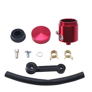 מיכל נוזל בלמים אוניברסלי מסגסוגת אלומיניום CNC לאופנוע, משאבה, קלאץ', מיכל קדמי - Product Image 4