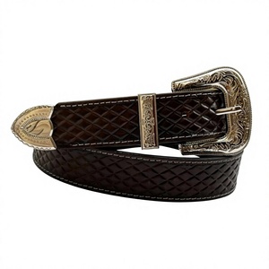 Ceintures pour hommes en cuir de vachette, artisanat fait main, boucle en acier inoxydable, imperméables, écologiques, vintage, robustes et légères - Product Image 3