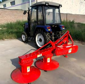 Faucheuse à double disque pour tracteur, machine de coupe rotative montée à l'arrière, coupe-herbe pour tracteur, lame résistante à l'usure, coupe de l'herbe des champs, des pelouses et des pâturages - Product Image 2