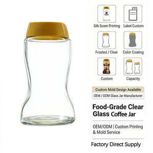 Fornitura all'Ingrosso di Barattoli Ermetici Classici da 100g e 200g per Conservazione Caffè, Contenitori in Vetro <span class=keywords><strong>con</strong></span> <span class=keywords><strong>Coperchio</strong></span> in Plastica per Caffè Istantaneo in Polvere - Product Image 6