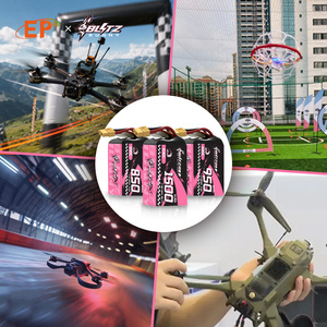 แบตเตอรี่ BUNNY 6S 150C สำหรับโดรน 3.7v 1400mah ลิเธียมโพลิเมอร์ 3.7V สำหรับโดรนแข่ง FPC รุ่น 4570140 200C  รองรับการคายประจุแบบ High C-rate  ลดการสูญเสียพลังงาน - Product Image 5