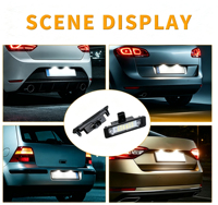 Lumière de plaque d'immatriculation LED adaptée aux Mustang Flex/Taurus/Mustang/Focus/Fusion