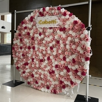 KCFW-208 mur de fleurs pour bébé, hortensia, mur de fleurs pour vacances, décor mural, arrière-plan Photo, Arrangement Floral