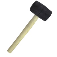 83033-C # Maillet 8oz Marteau Outils industriels populaires en bois Accessoires avec manche en bois Caoutchouc pour camping et randonnée