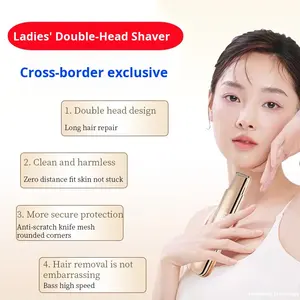 2025 transfrontalier exclusif femmes rasoir électrique ménage épilateur pour parties intimes <span class=keywords><strong>zone</strong></span> <span class=keywords><strong>intime</strong></span> tondeuse à cheveux aisselles - Product Image 1