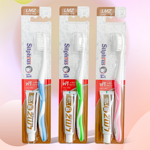Ensemble de dentifrice de voyage pratique 8g brosse à dents blanchissante avec haleine fraîche et anti-carie ingrédient à base de plantes - Product Image 4