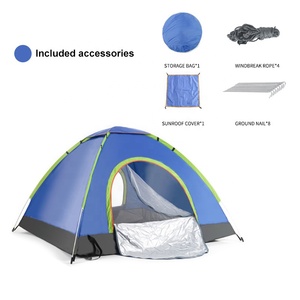 Ultralight 1 2 3 4 Person Portable Outdoor Beach <strong>Tent</strong> Foldable Instant Family Camping Automatic Pop up <strong>Tent</strong> - Product Image 3