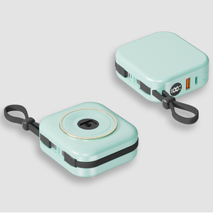 <span class=keywords><strong>Mini</strong></span> Banco de Energía de Carga Rápida de 10000 mAh, <span class=keywords><strong>Cargador</strong></span> Inalámbrico <span class=keywords><strong>MagSafe</strong></span> con Cables Integrados y Pantalla LED para <span class=keywords><strong>iPhone</strong></span> - Product Image 6