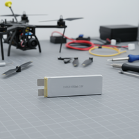 Batterie lithium-ion polymère rechargeable haute capacité 3,85 V 5,2 Ah, débit de décharge maximal 15C, pour ordinateur portable, drone, thermomètre, stock A+