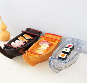 CYF06纽厄尔日本餐厅设备服务托盘大形状装饰天然塑料寿司船