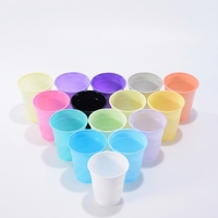 Gobelets jetables en plastique PP de 5 oz avec paroi ondulée et design transparent pour rinçage dentaire et boissons