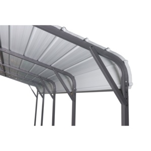 3*6*2.6m <span class=keywords><strong>Carport</strong></span> Moderno de Aço Galvanizado com Teto Rígido, Garagem de Estacionamento Rápida, Tenda Gazebo Fácil de Montar para Jardim - Product Image 6