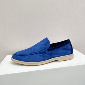 รองเท้าโลฟเฟอร์หนังแท้แบบสวมสำหรับผู้ชายและผู้หญิง ไซส์ใหญ่ ขายส่งจากโรงงาน รองเท้าขับรถแบบสบายๆ พื้นเรียบ รองเท้าลำลองสำหรับเดิน - Product Image 2