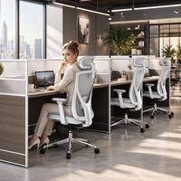Poste de travail modulaire moderne Foshan pour 8 personnes, bureau cloisonné en bois écologique pour projet de bureau commercial