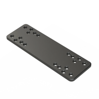 Matériel de pêche de haute qualité, plaque de montage pour sondeur de pêche en aluminium CNC sur mesure, disponible en différentes tailles