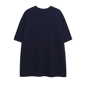 T-shirt en coton de luxe surdimensionné 230 g/m² pour homme, 100 % coton, haute qualité, logo personnalisé avec perles 3D et lettres - Product Image 2