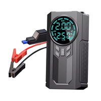 Nouvel arrivage Portable 6000mAh ABS démarreur de saut batterie externe d'urgence compresseur d'air de voiture gonfleur de pneu outil Portable outil de soin de voiture